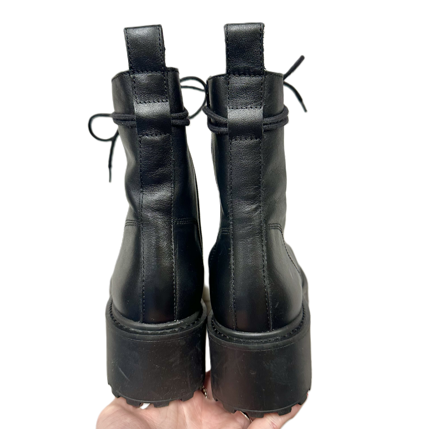 Boots Combat By Steve Madden In Black, Size: 7.5