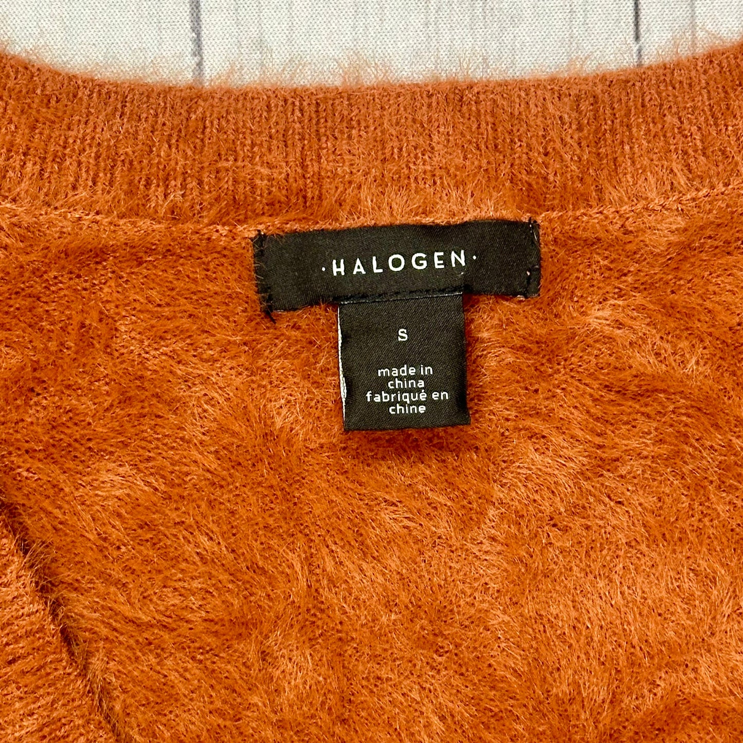 Sweater By Halogen In Orange, Size: S