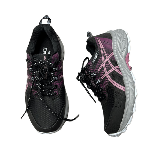 Shoes Athletic By Asics In Black & Purple, Size: 6