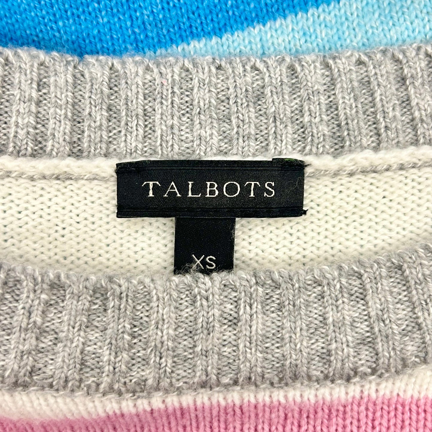 Sweater By Talbots In Multi-colored, Size: Xs