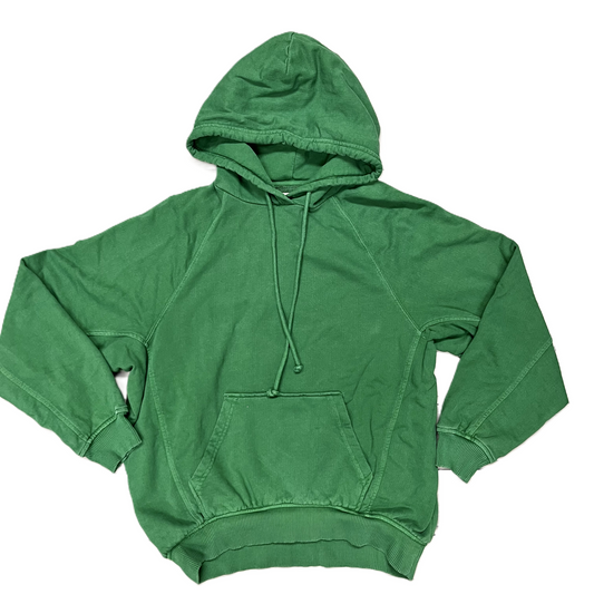 Sweatshirt Hoodie By Madewell In Green, Size: Xs