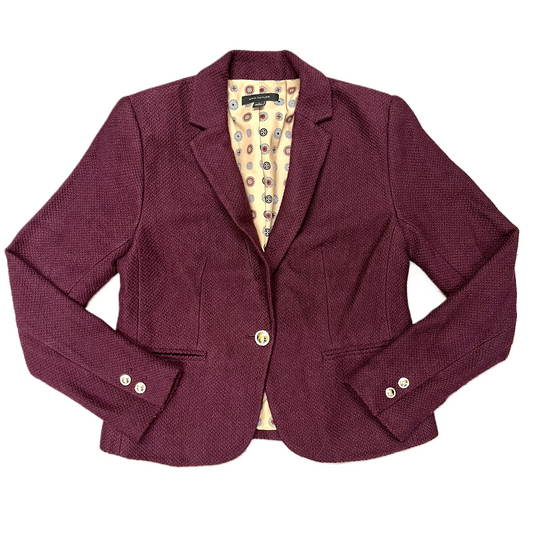 Blazer By Ann Taylor In Purple, Size: S