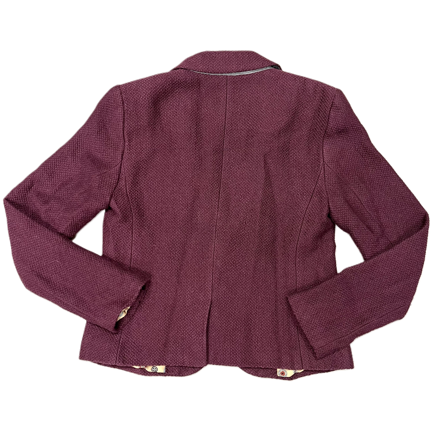 Blazer By Ann Taylor In Purple, Size: S