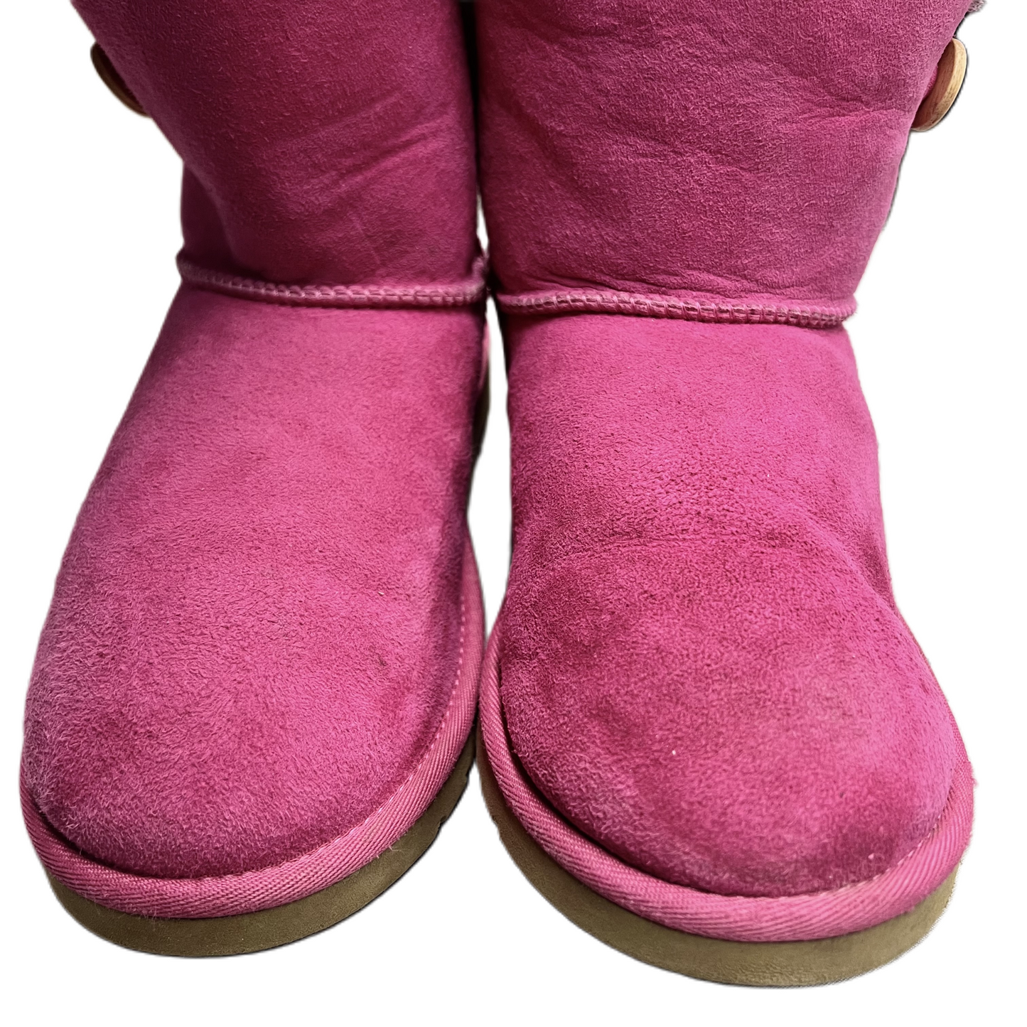 Boots Designer By Ugg In Pink, Size: 6