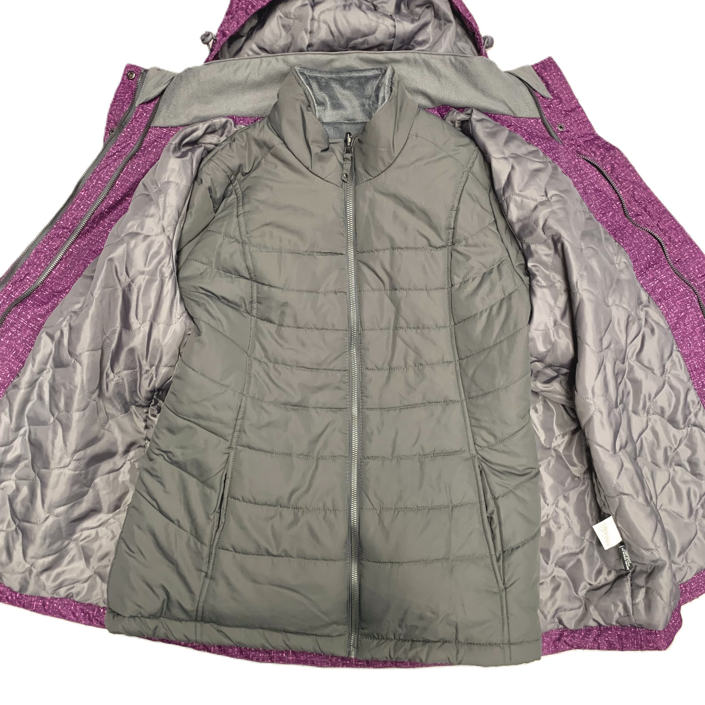 Coat Parka By Below Zero In Purple, Size: L