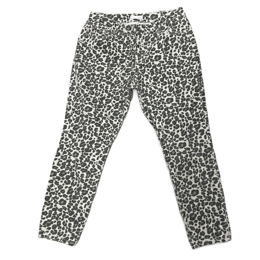 Jeans Skinny By Loft In Leopard Print, Size: 12