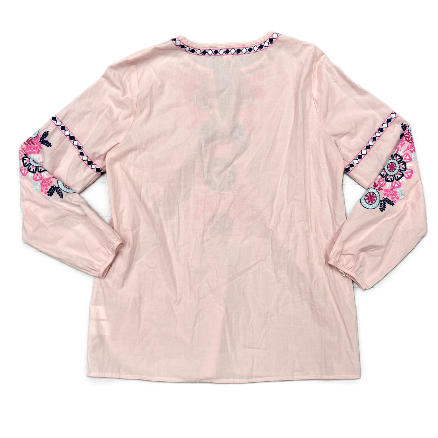 Top Long Sleeve Designer By Lilly Pulitzer In Pink, Size: S