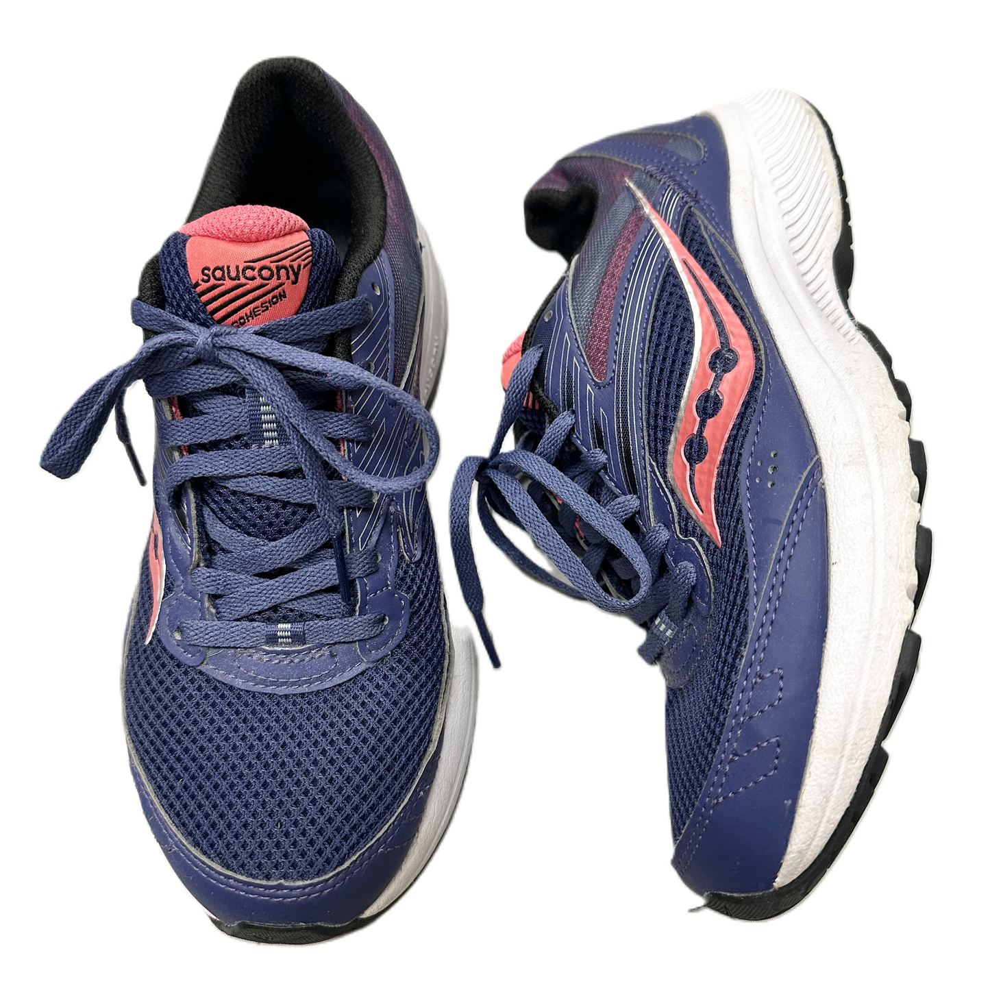 Shoes Athletic By Saucony In Blue & Pink, Size: 8.5