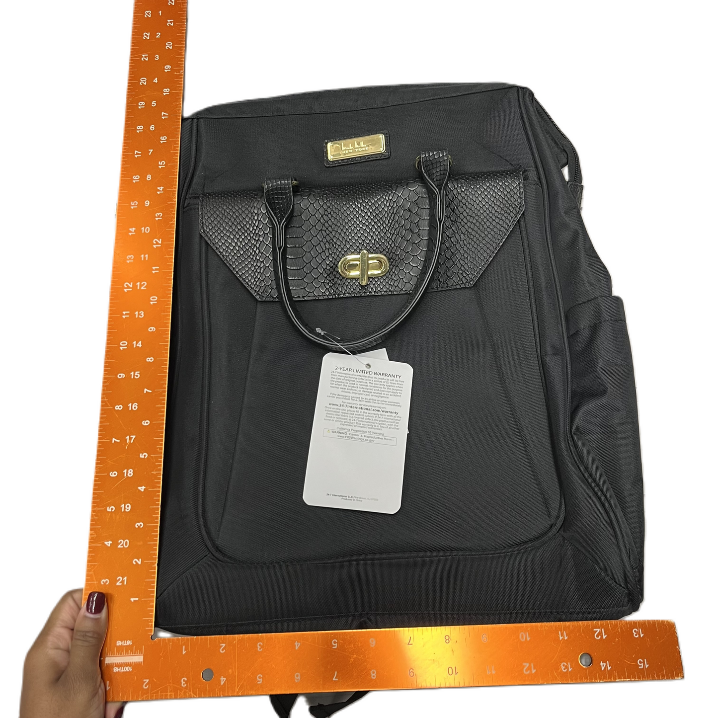 Backpack By Nicole Miller, Size: Large