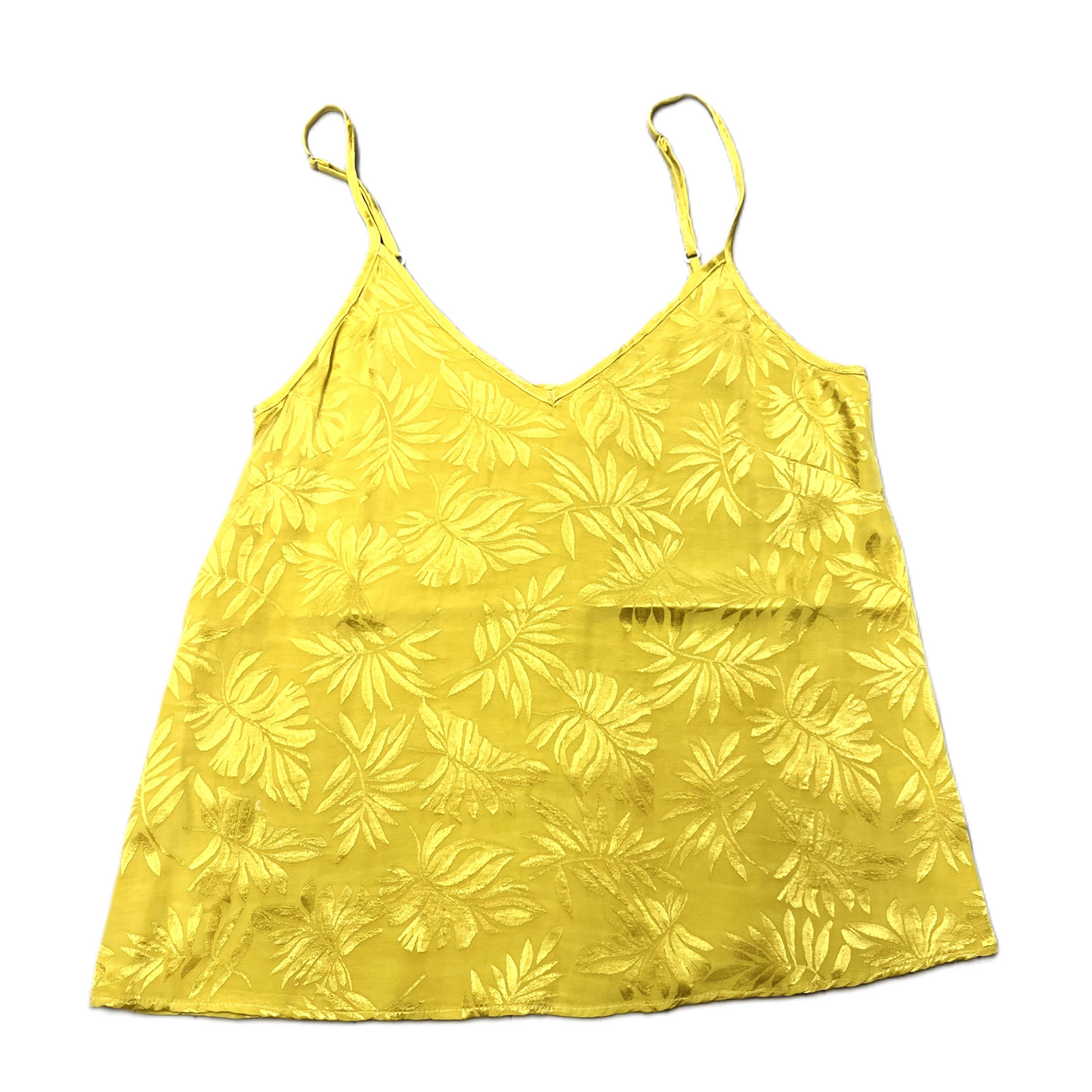 Top Sleeveless By Xirena In Yellow, Size: M