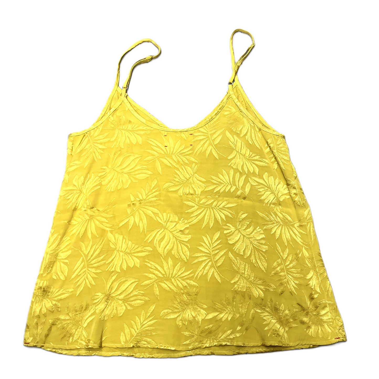 Top Sleeveless By Xirena In Yellow, Size: M