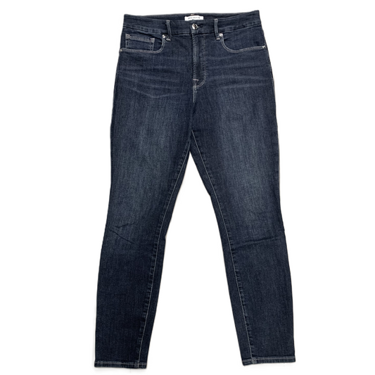 Jeans Skinny By Good American In Blue Denim, Size: 8