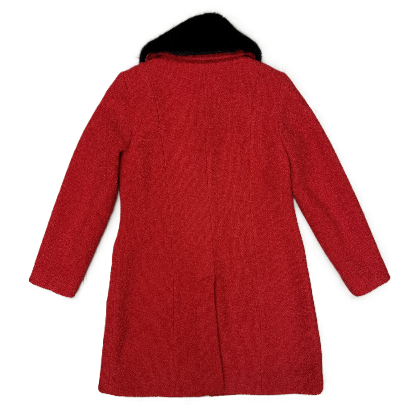 Coat Wool By Talbots In Red, Size: S