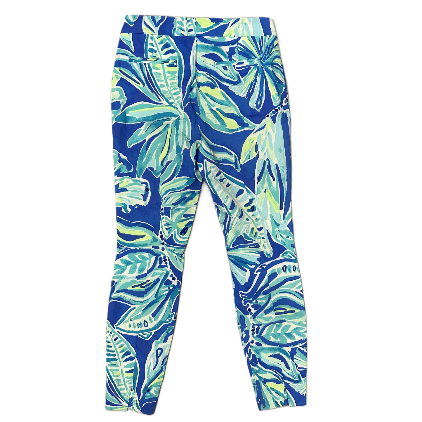 Pants Designer By Lilly Pulitzer In Blue & Green, Size: 6