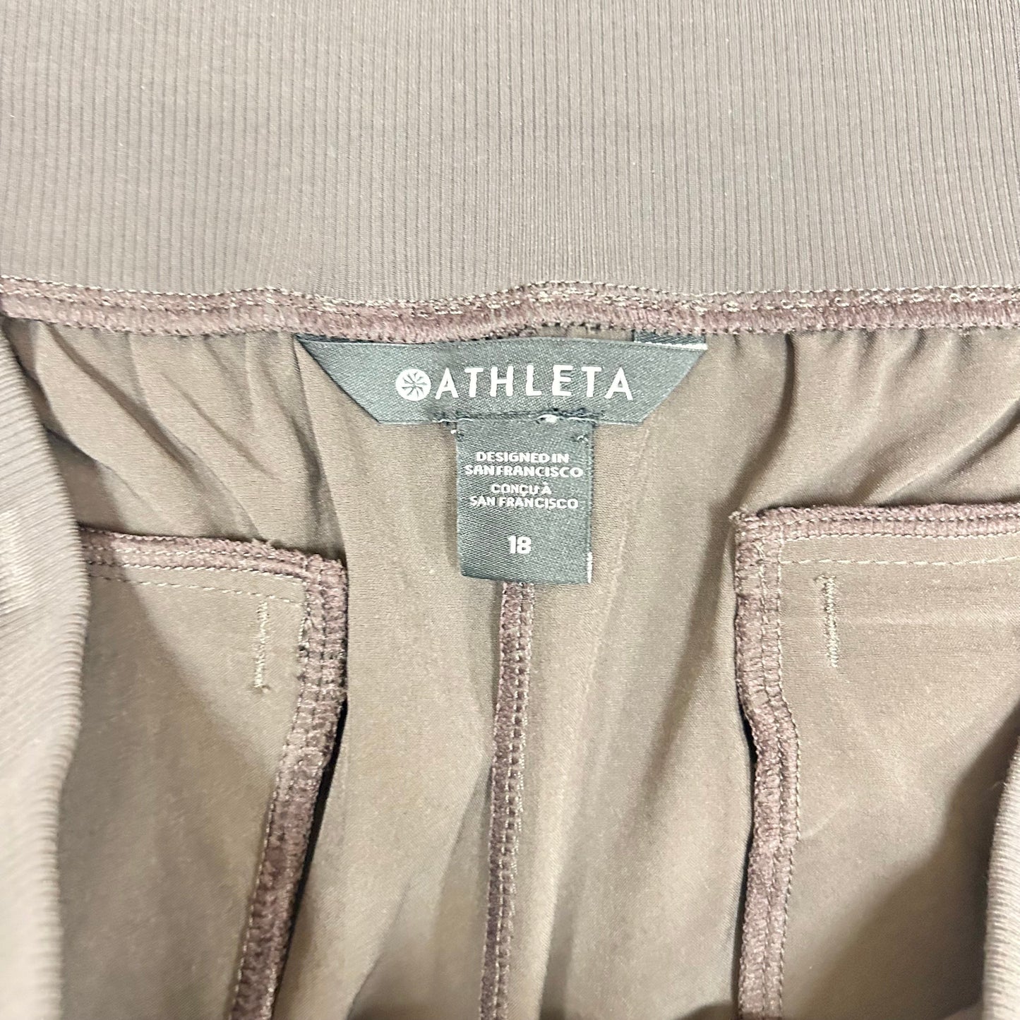 Athletic Pants By Athleta In Brown, Size: 1x