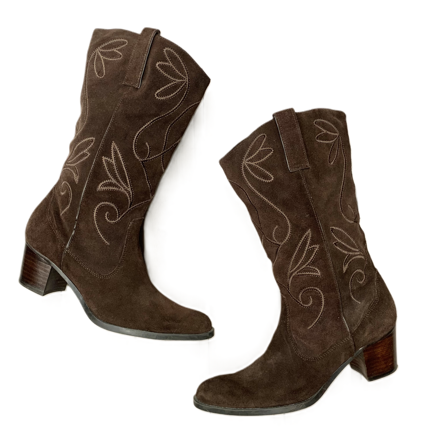 Boots Western By Bandolino In Brown, Size: 6.5