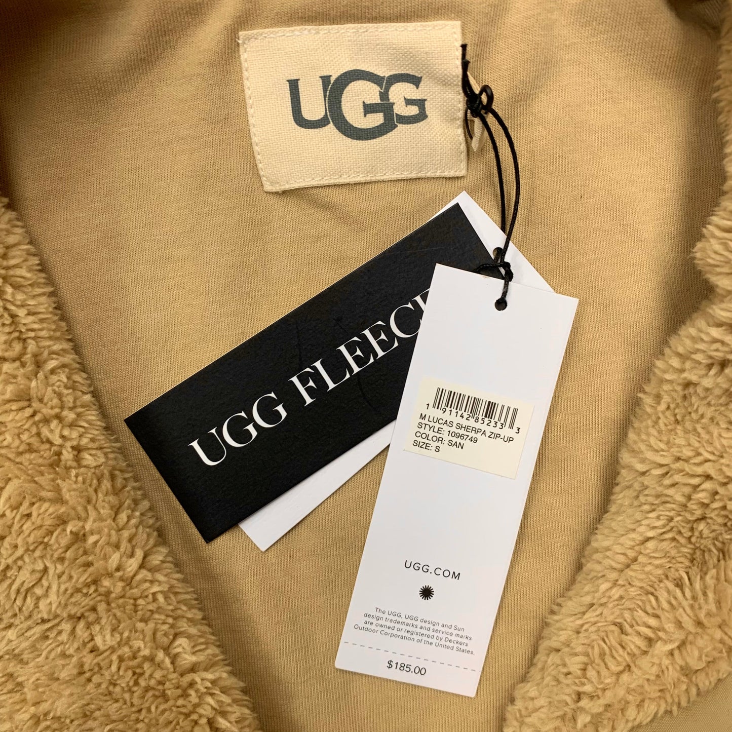 Coat Designer By Ugg In Tan, Size: S