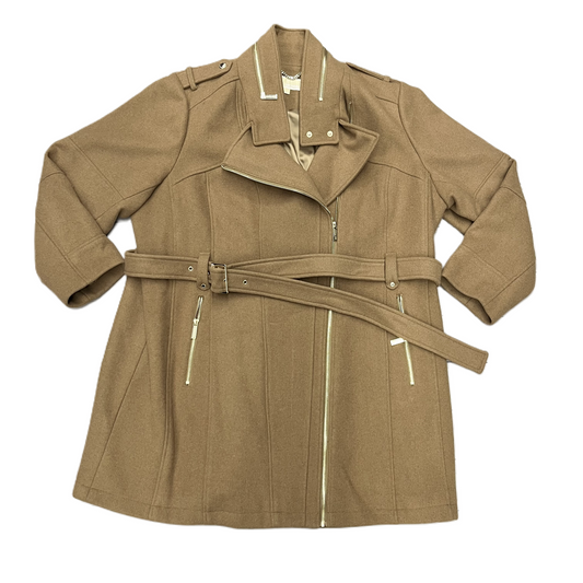 Coat Wool By Michael By Michael Kors In Tan, Size: 3x