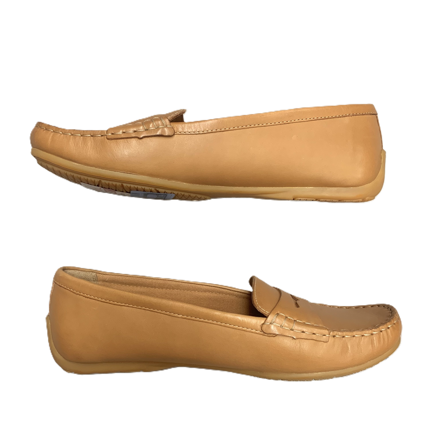 Shoes Flats By Clarks In Tan, Size: 10