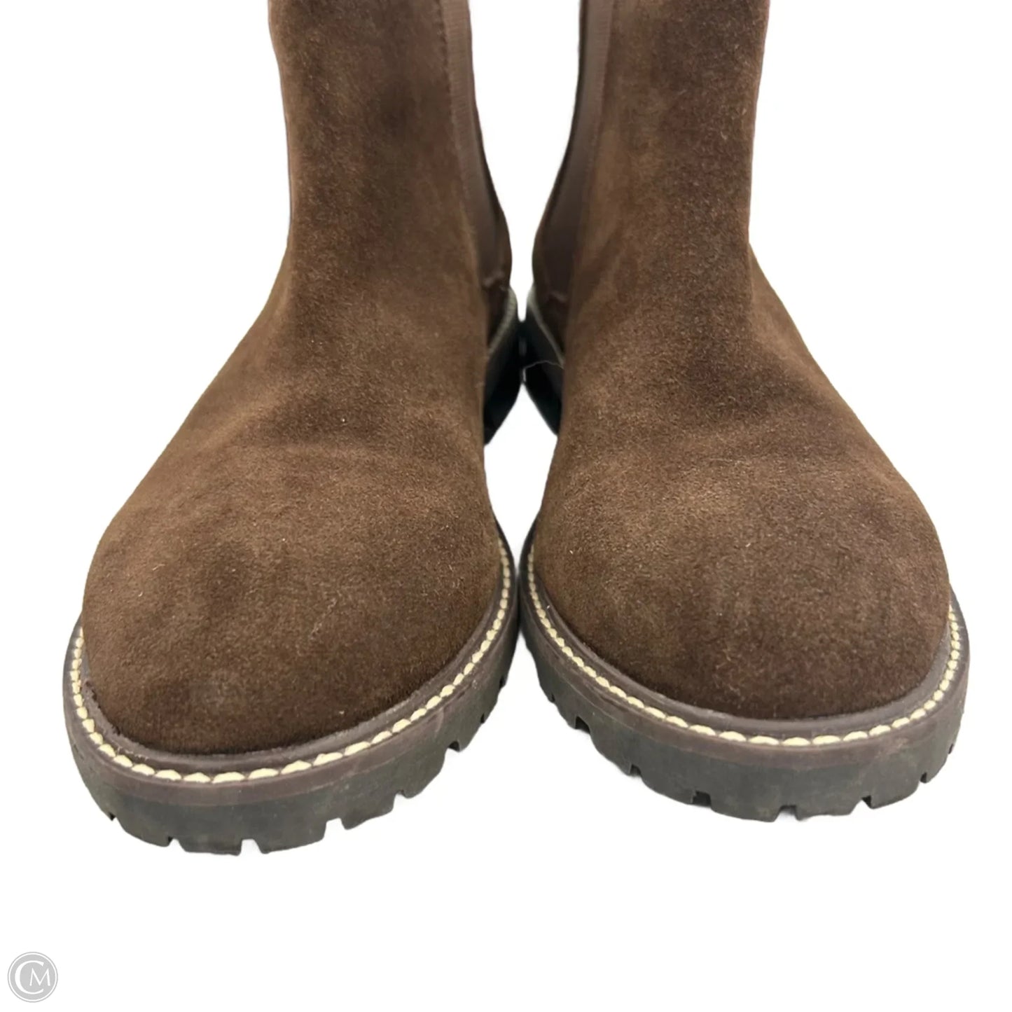 Boots Ankle Heels By Steve Madden In Brown, Size: 8.5