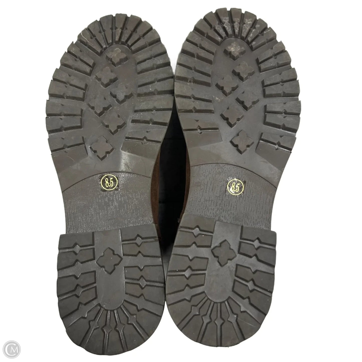 Boots Ankle Heels By Steve Madden In Brown, Size: 8.5