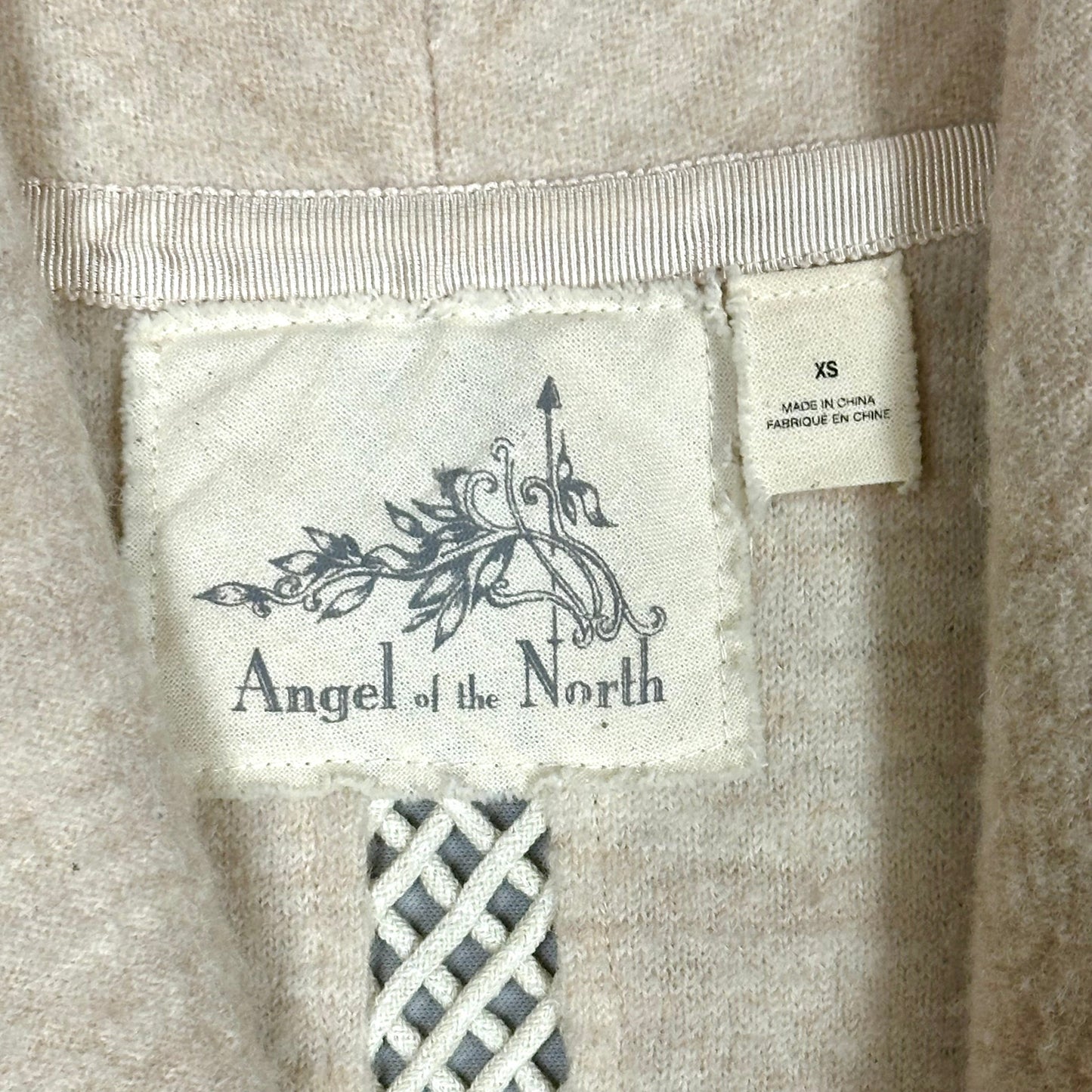 Sweater Cardigan By Angel of the North In Cream, Size: Xs