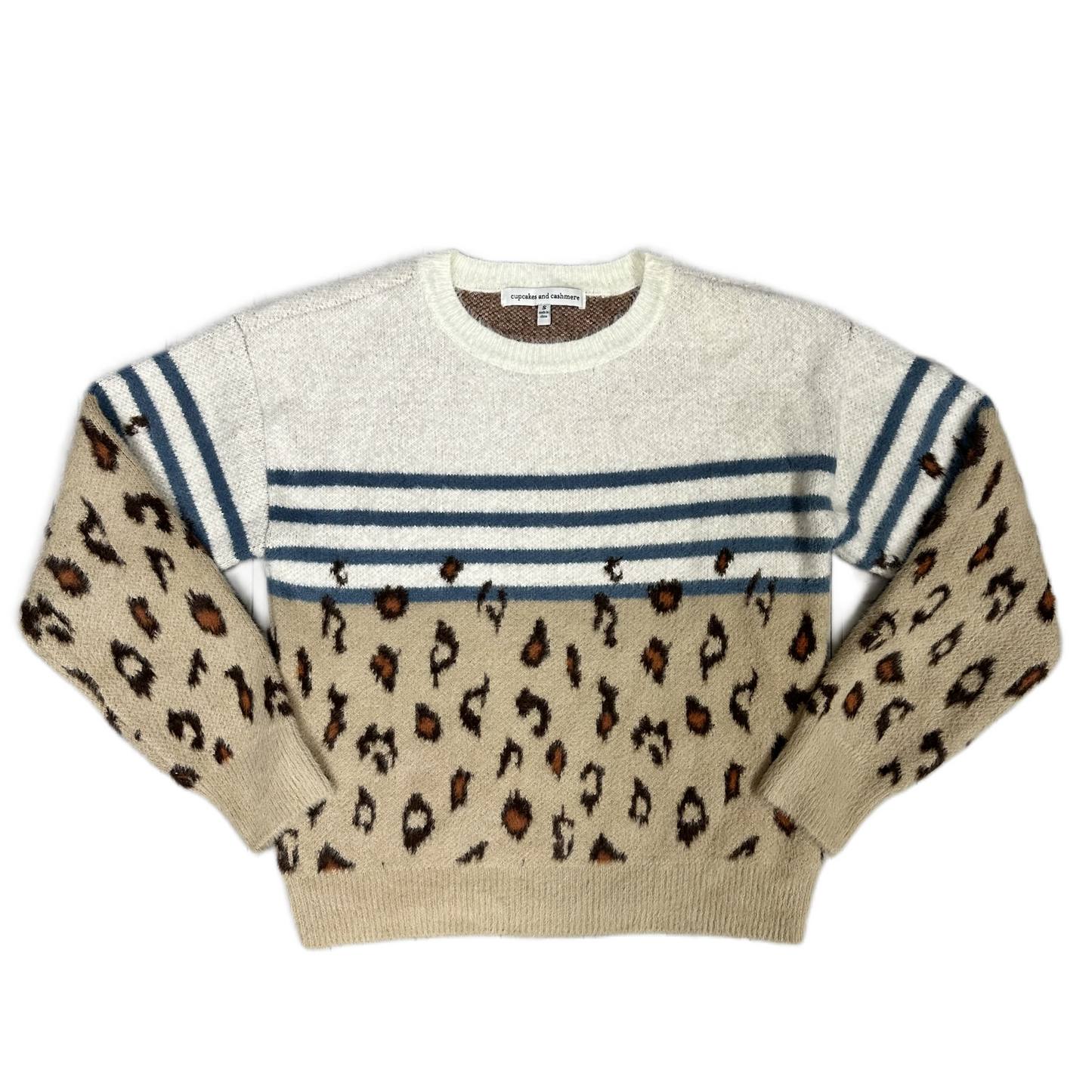 Sweater By Cupcakes And Cashmere In Leopard Print, Size: S