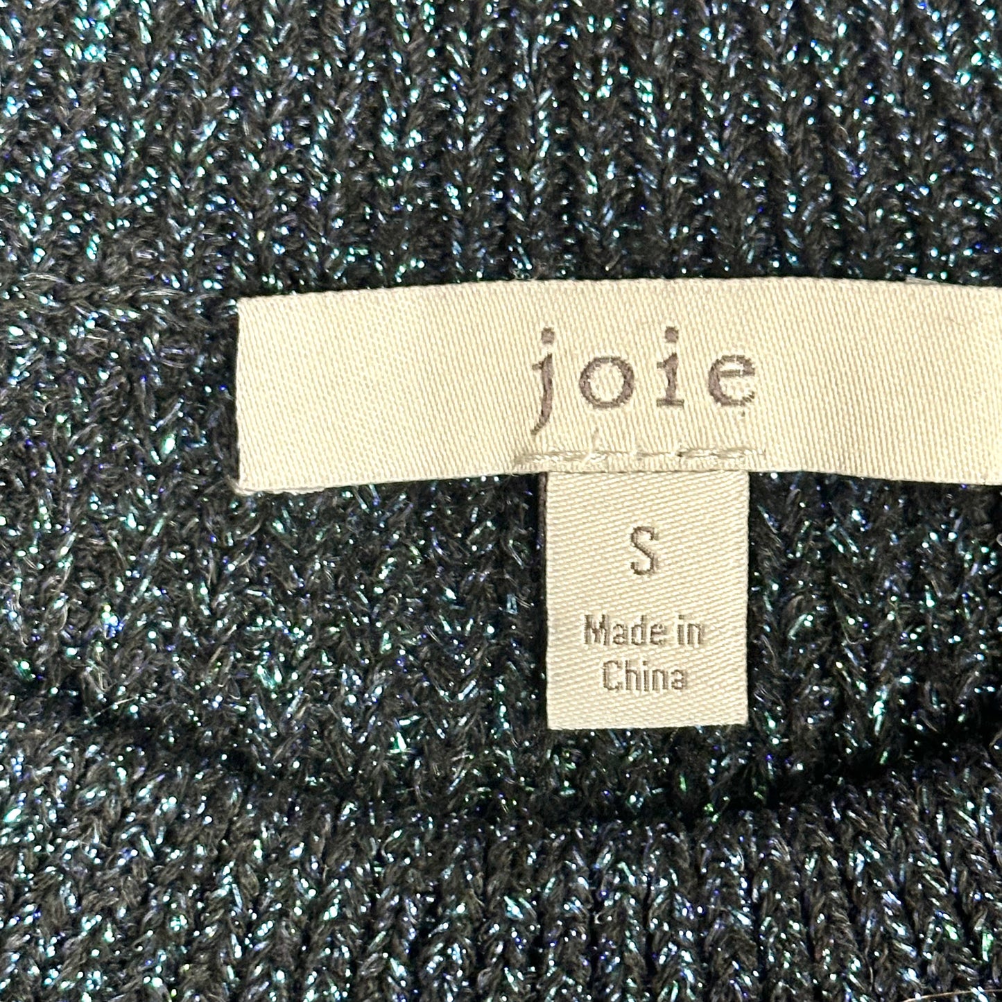 Sweater By Joie In Blue & Green, Size: S