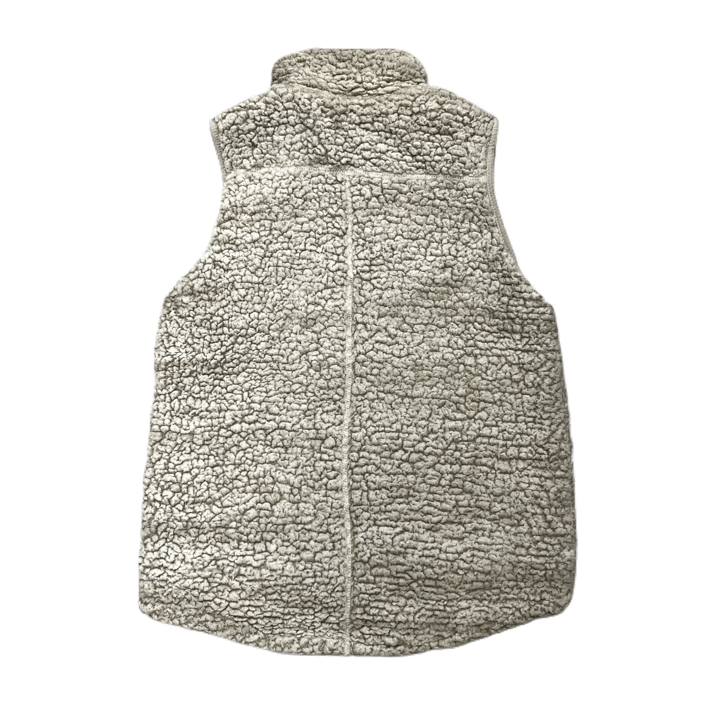 Vest Faux Fur & Sherpa By Thread And Supply In Grey, Size: M