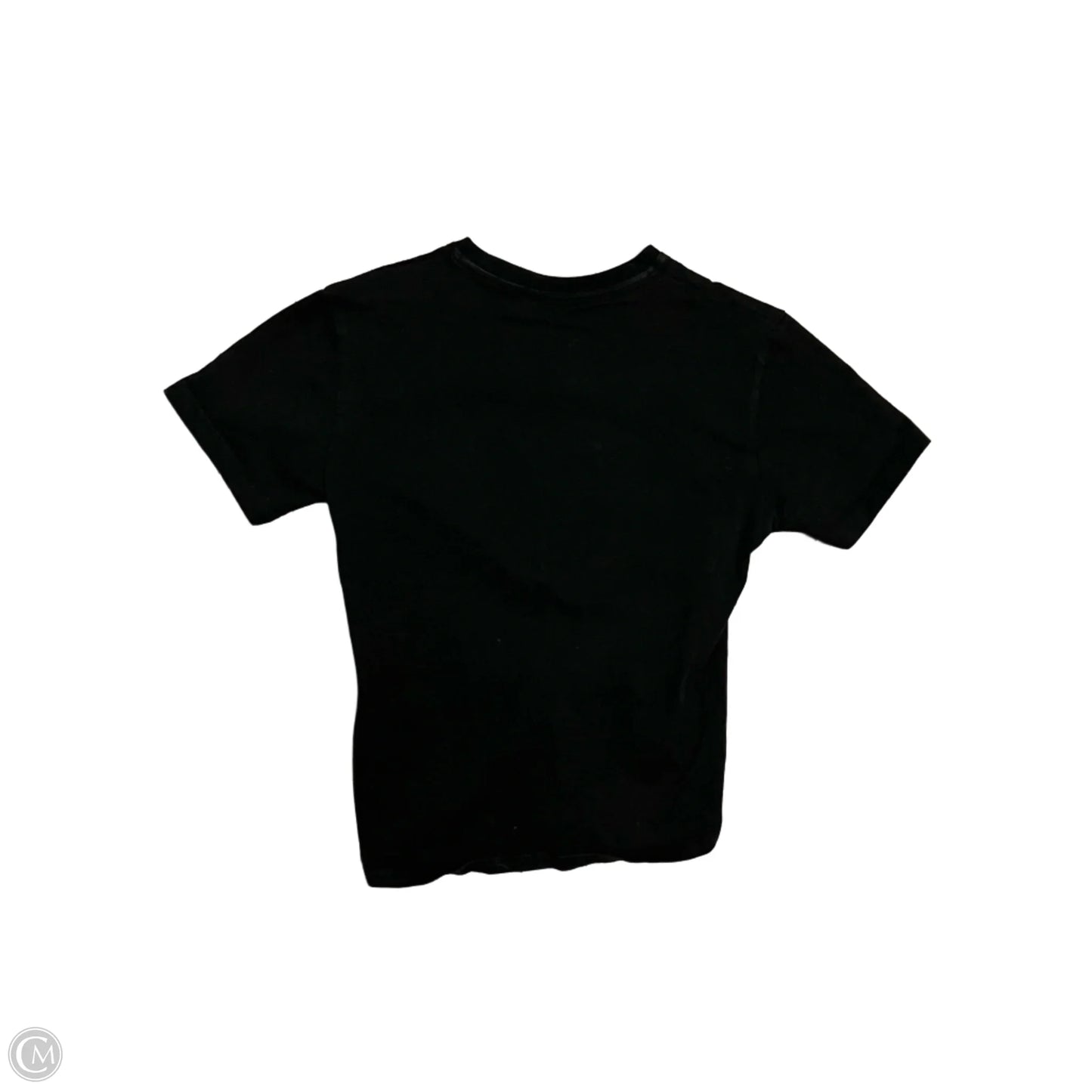 Top Short Sleeve By Paco Rabanne In Black, Size: M