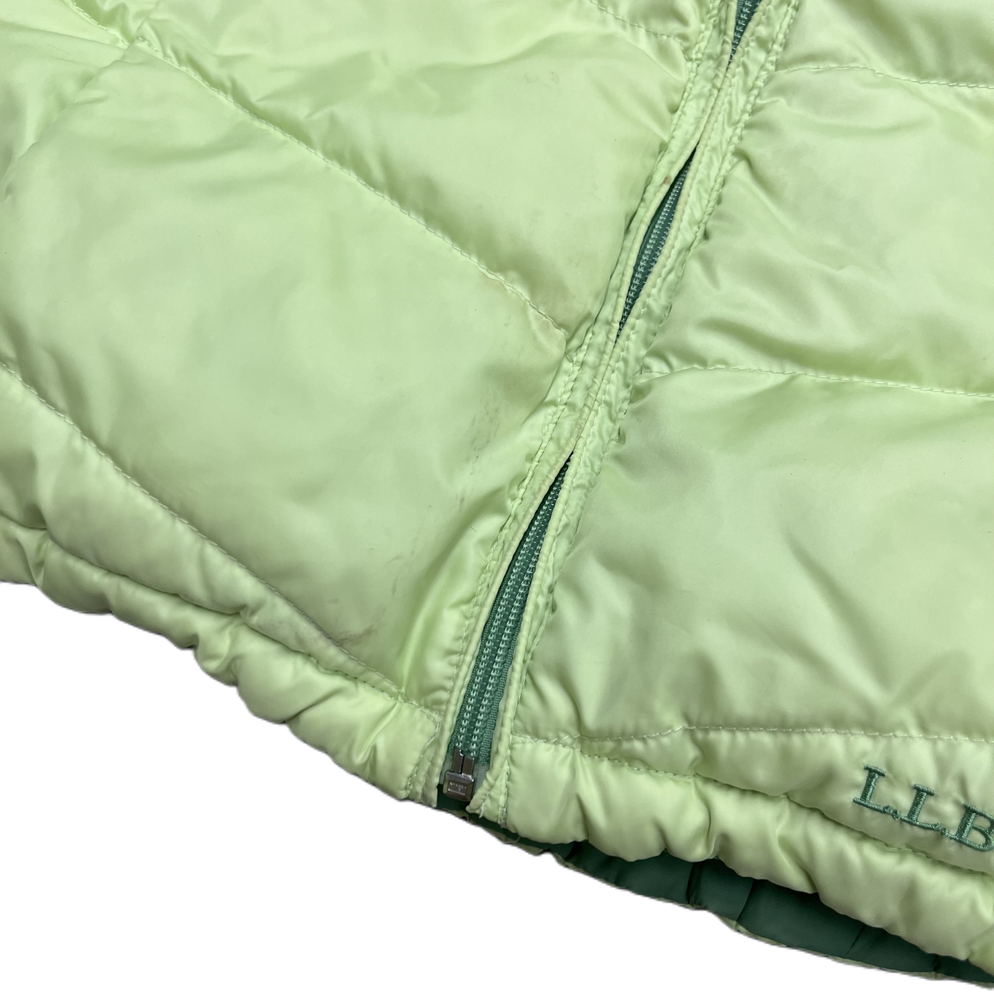 Vest Puffer & Quilted By L.l. Bean In Green, Size: L