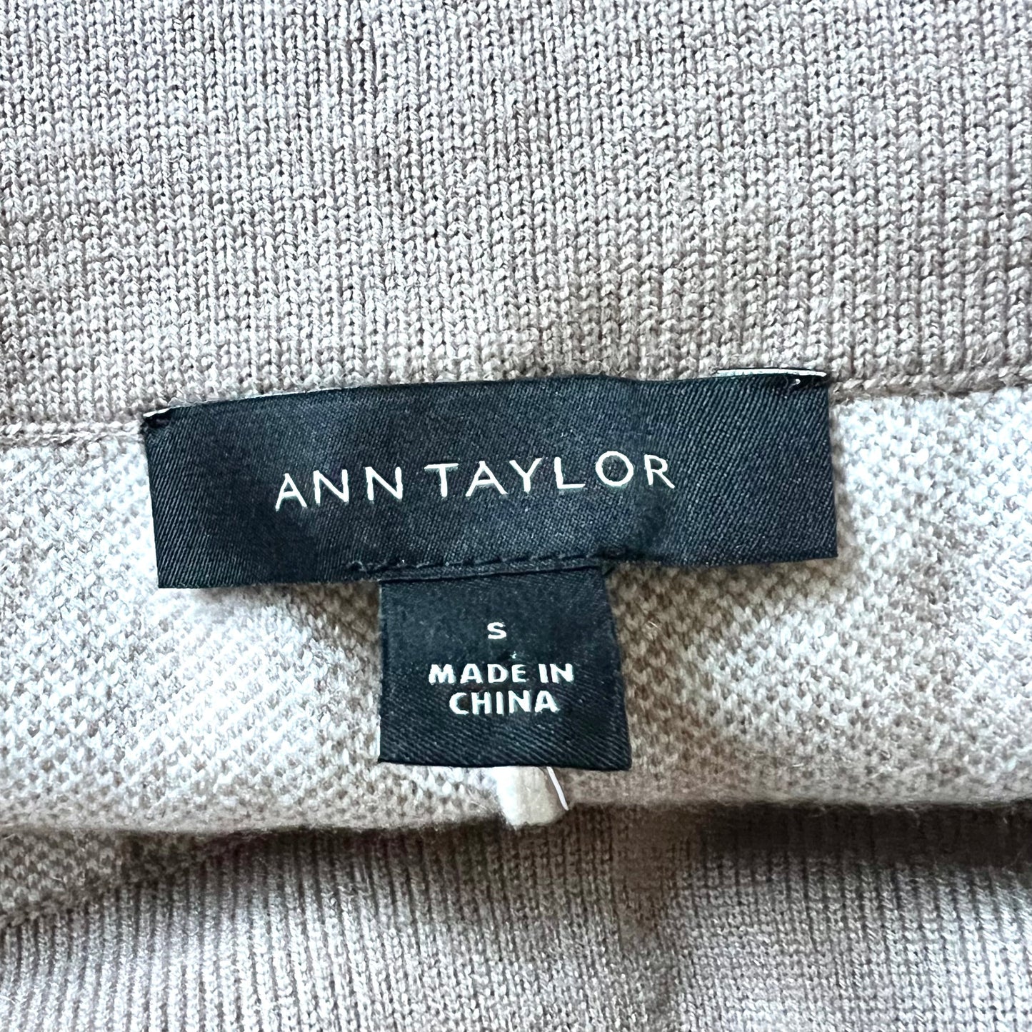 Pants Lounge By Ann Taylor In Tan & White, Size: S