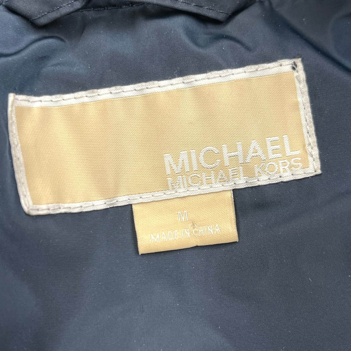 Coat Puffer & Quilted By Michael By Michael Kors In Navy, Size: M