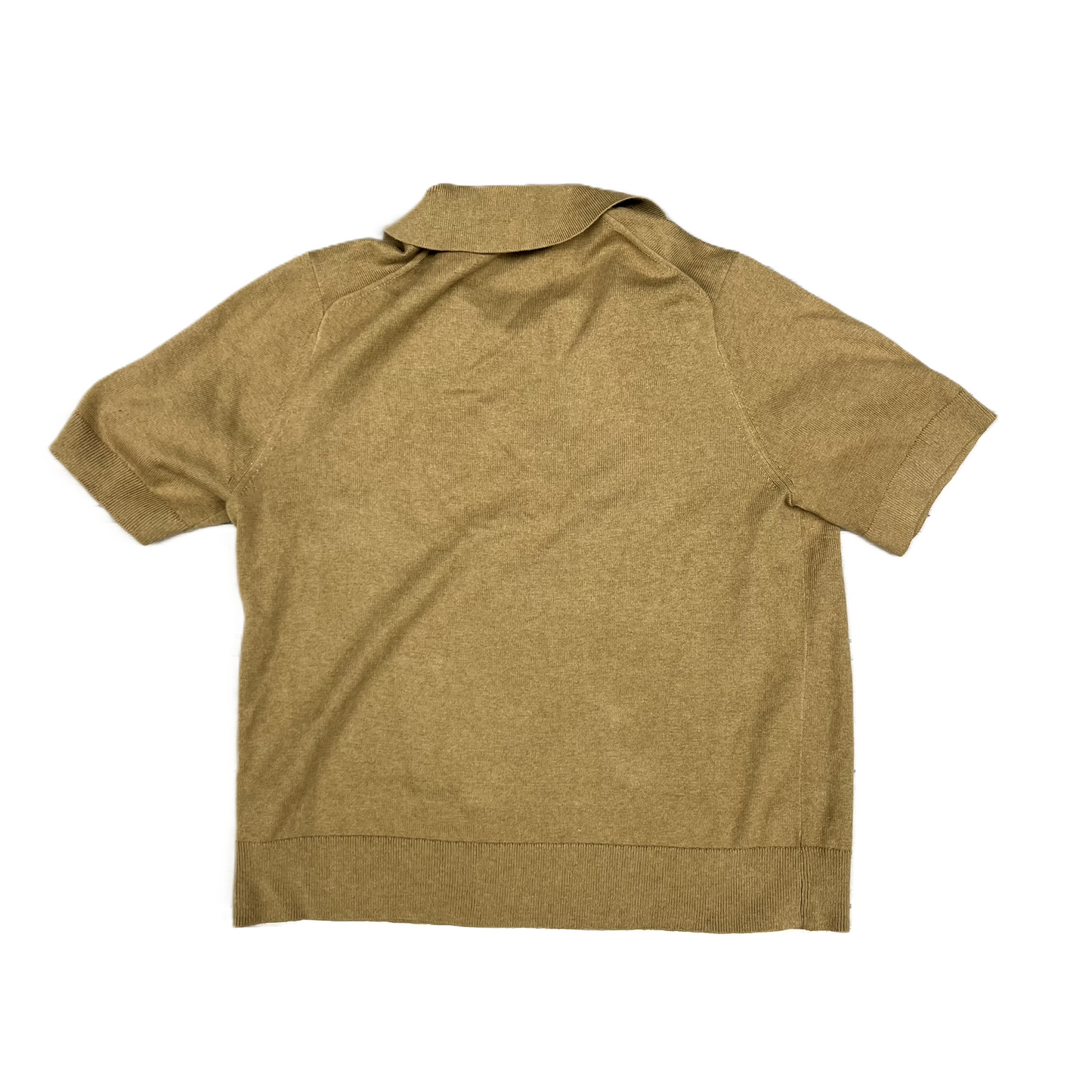 Sweater Short Sleeve By Michael By Michael Kors In Tan, Size: M