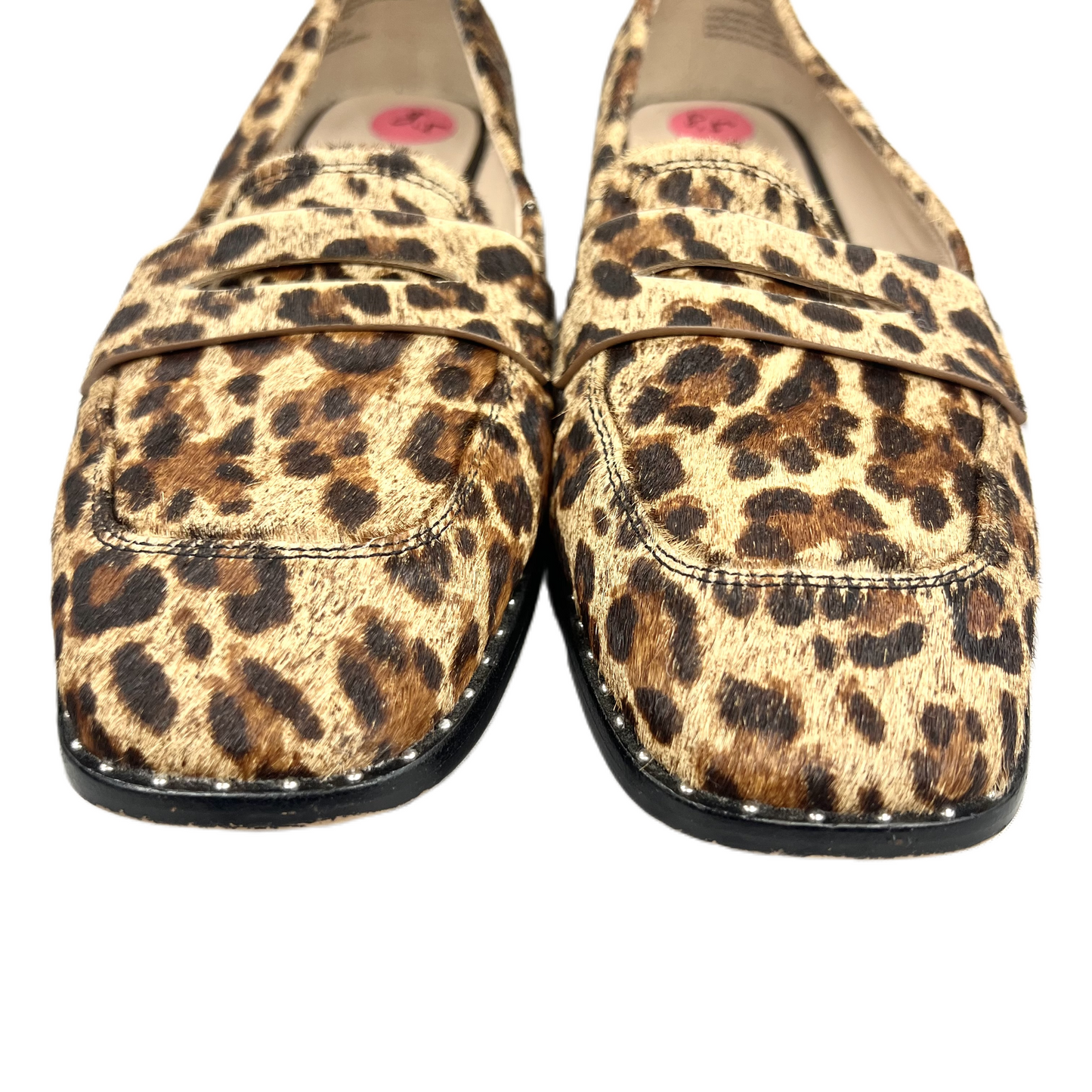 Shoes Flats By Something Navy In Leopard Print, Size: 8.5