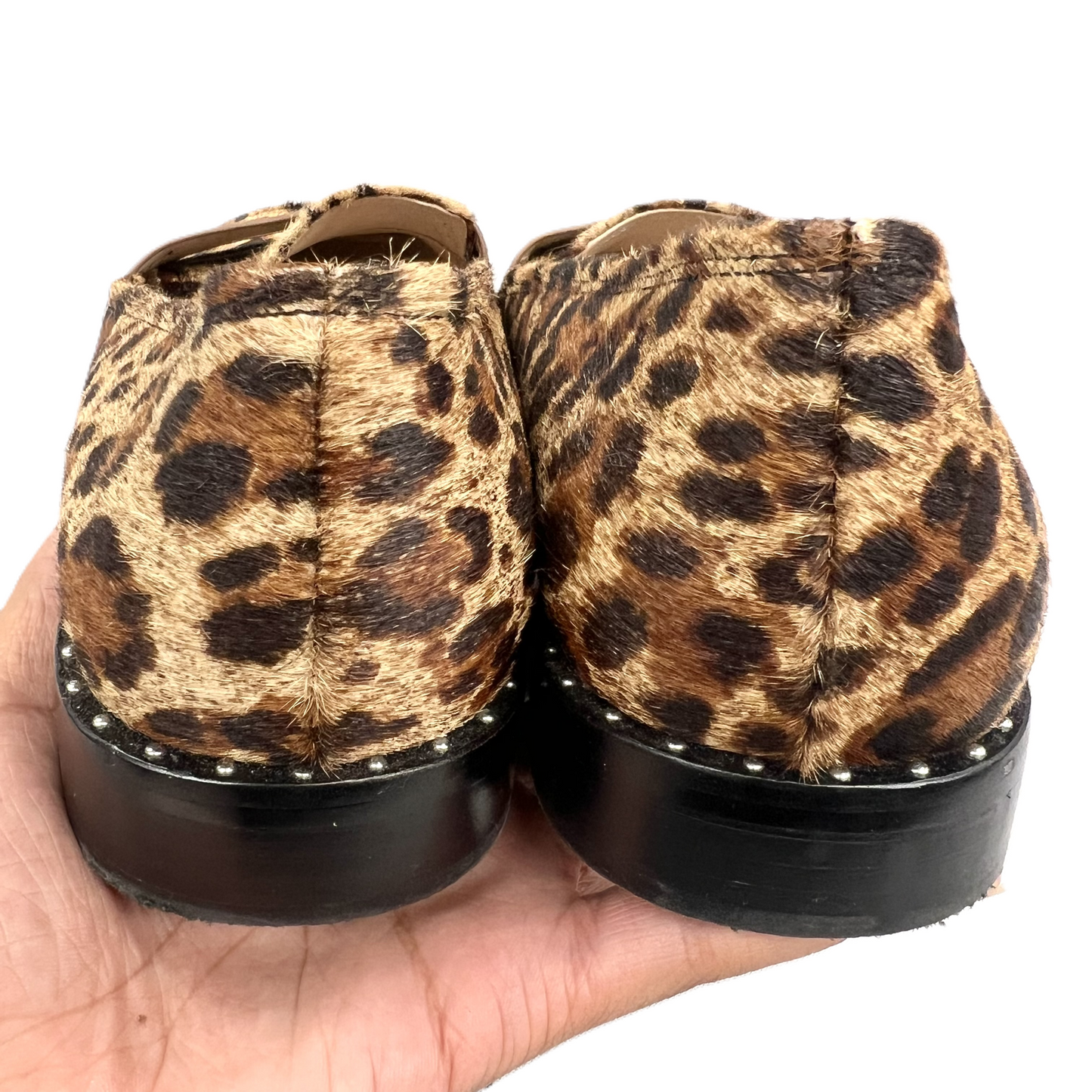 Shoes Flats By Something Navy In Leopard Print, Size: 8.5