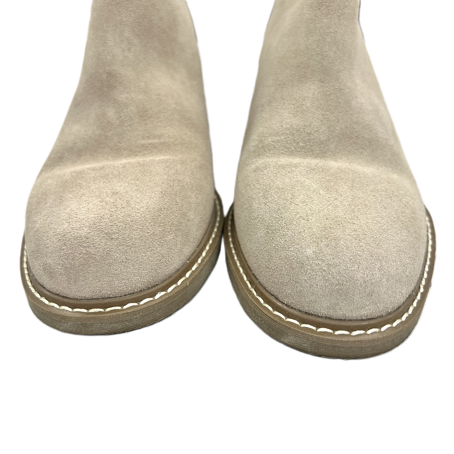 Boots Ankle Heels By Crown Vintage In Taupe, Size: 8.5