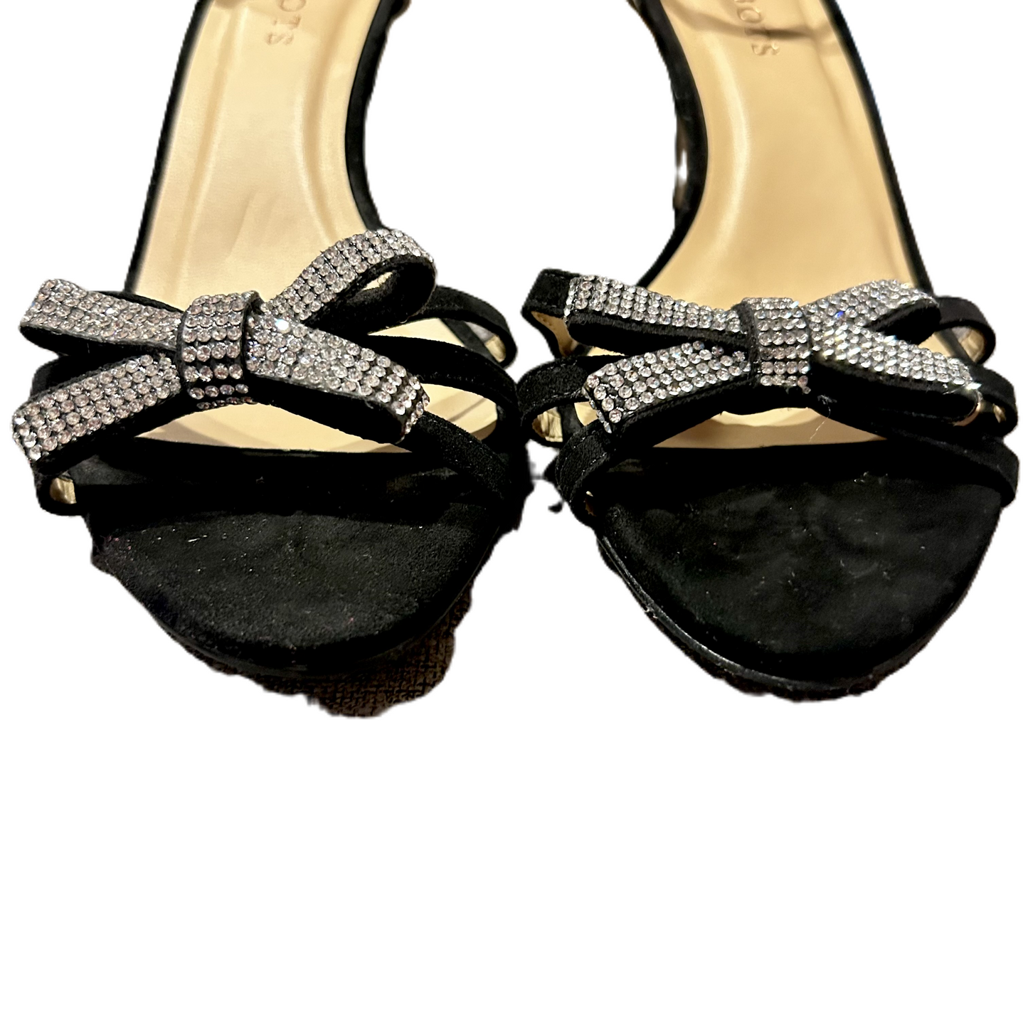 Sandals Heels Kitten By Talbots In Black, Size: 8