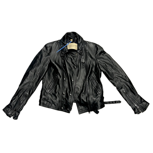 Jacket Luxury Designer By Burberry Brit In Black, Size: L