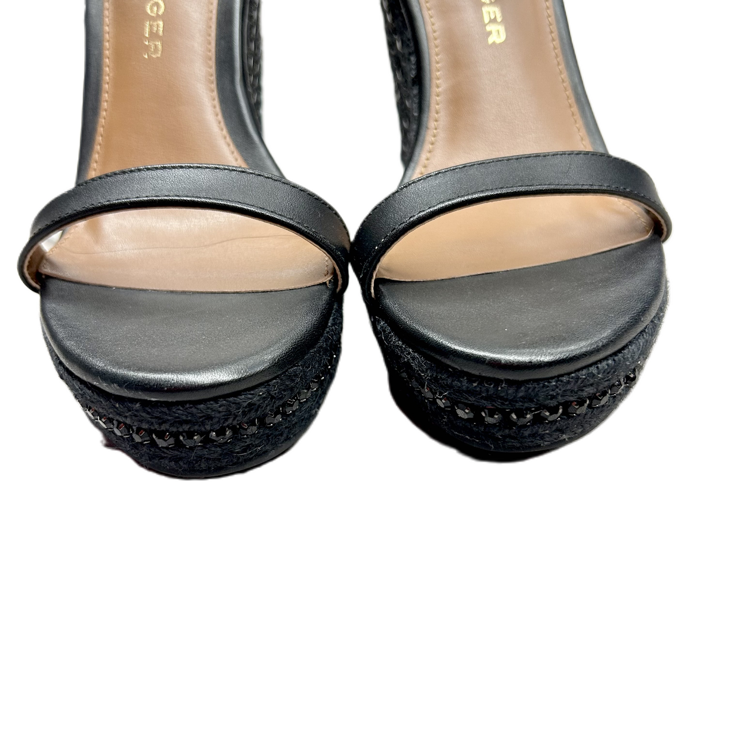 Sandals Designer By Kurt Geiger In Black, Size: 5.5