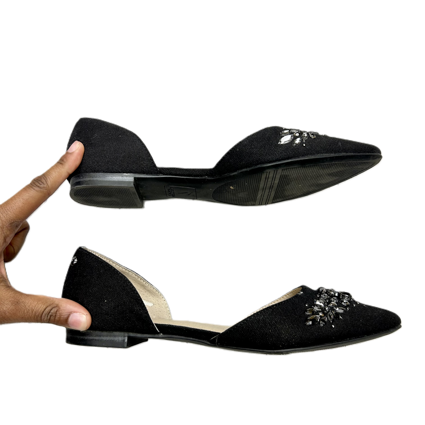 Shoes Flats By Simply Vera In Black, Size: 8