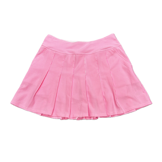 Skort Designer By Lilly Pulitzer In Pink & White, Size: 8