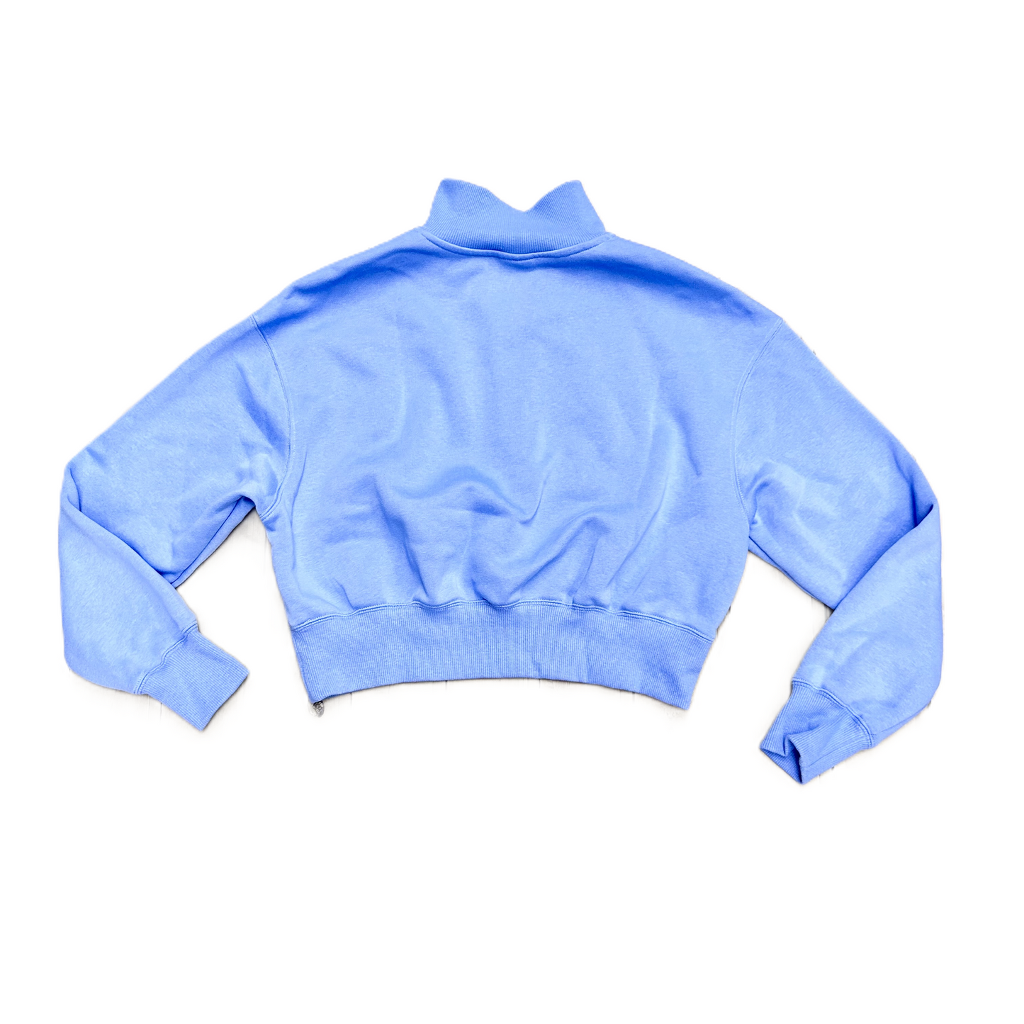 Sweatshirt Collar By Nike In Blue, Size: S