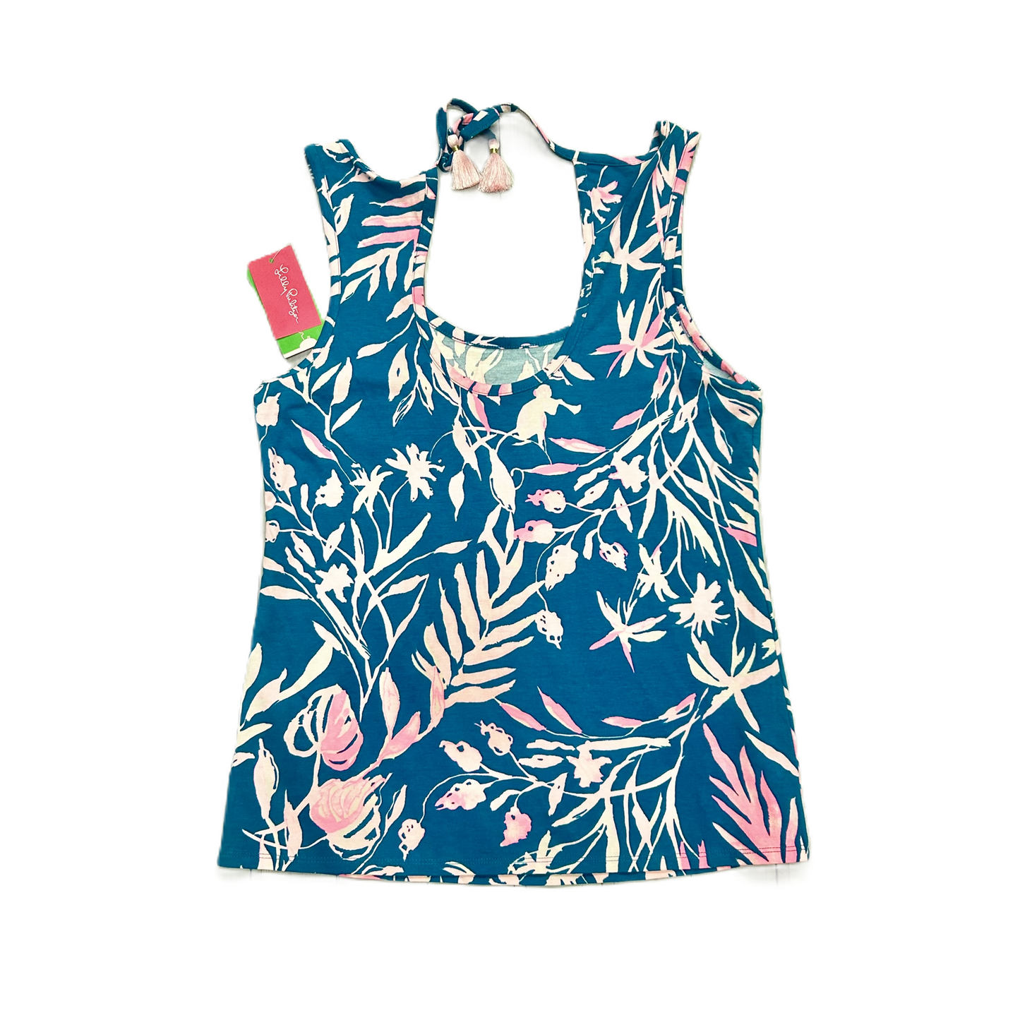 Top Sleeveless Designer By Lilly Pulitzer In Blue, Size: M