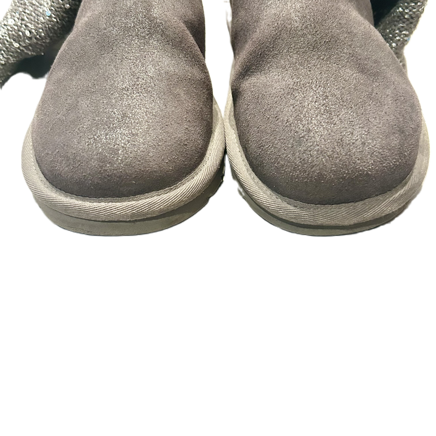 Boots Designer By Ugg In Grey, Size: 6