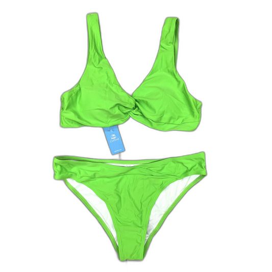 Swimsuit 2pc By Cupshe In Green, Size: L