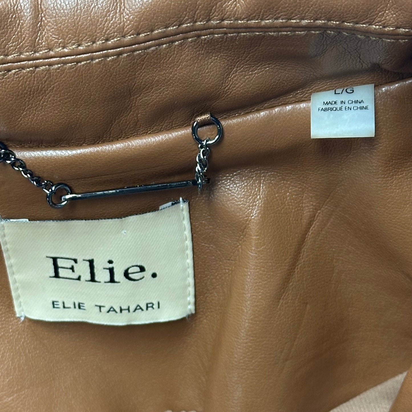 Blazer By Elie Tahari In Brown, Size: L