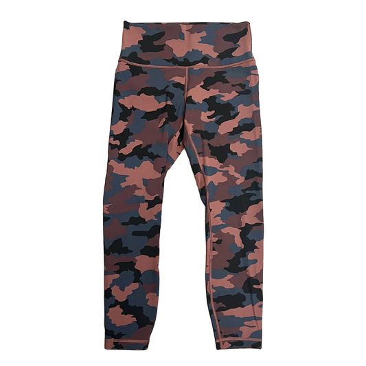 Athletic Leggings By Lululemon In Camouflage Print, Size: 8