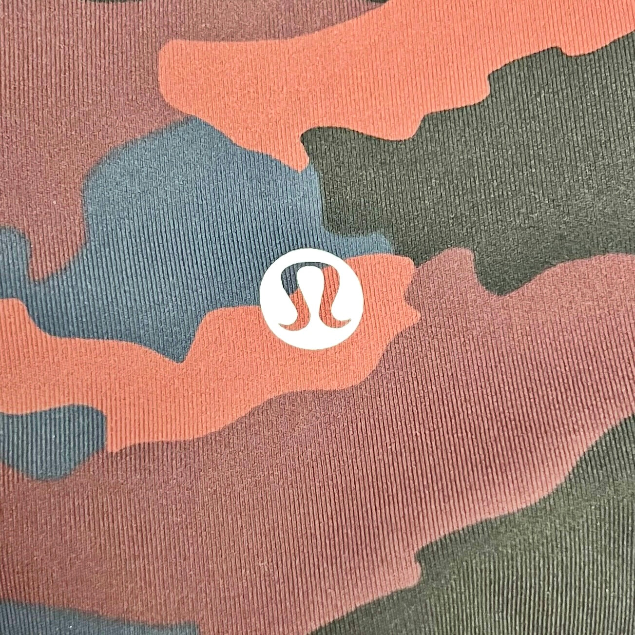 Athletic Leggings By Lululemon In Camouflage Print, Size: 8