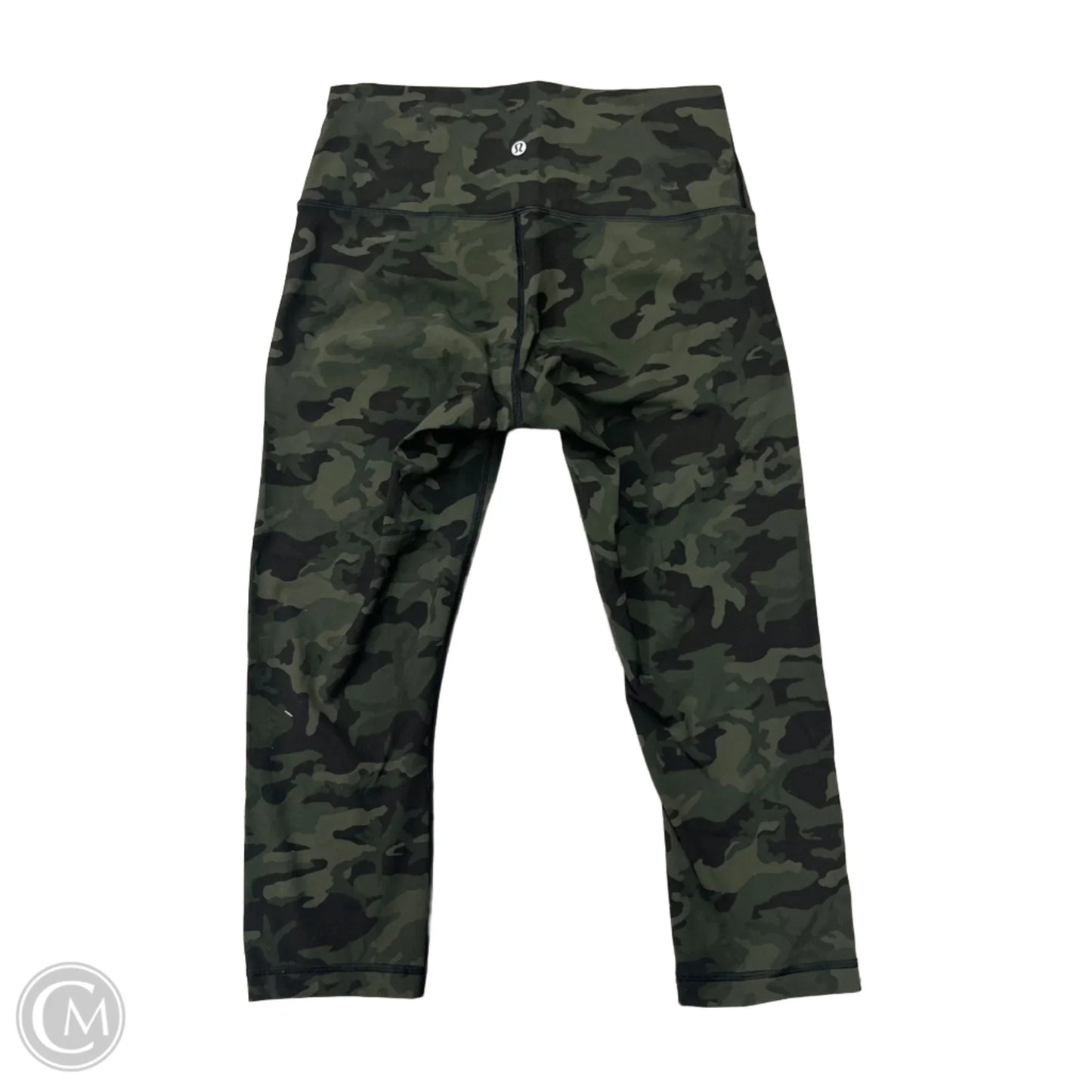 Athletic Capris By Lululemon In Camouflage Print, Size: 10